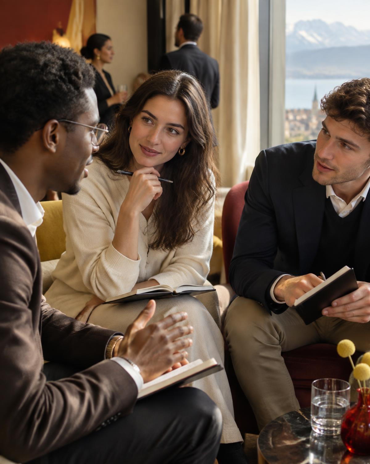 Membres SIXTEM échangeant pendant une rencontre